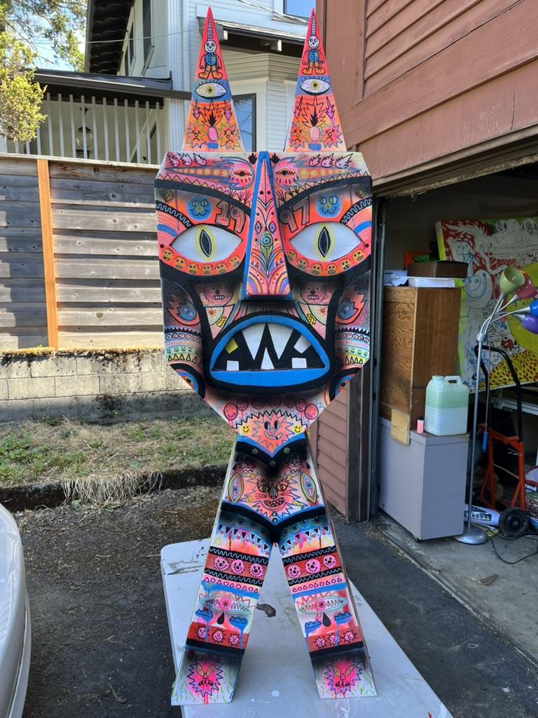 Ron - wood sculpture