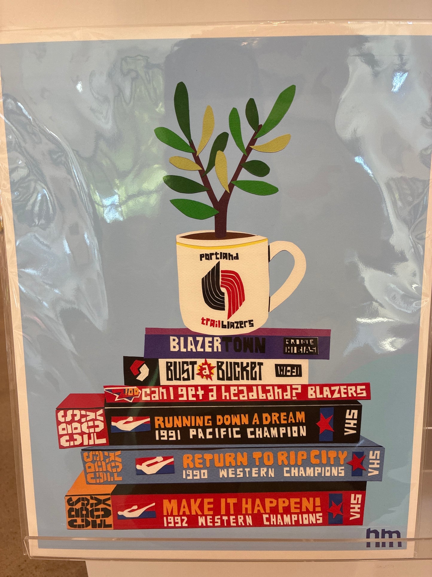 Blazers stack print 11x14