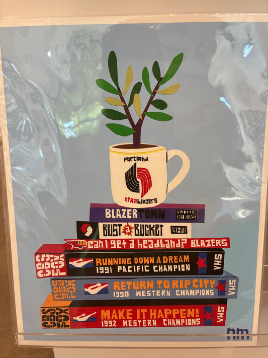 Blazers stack print 11x14