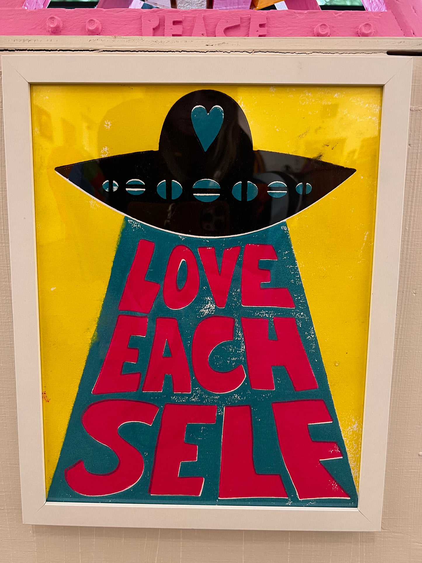 LOVE ALL WAYS BLOCK PRINTS - framed (30)