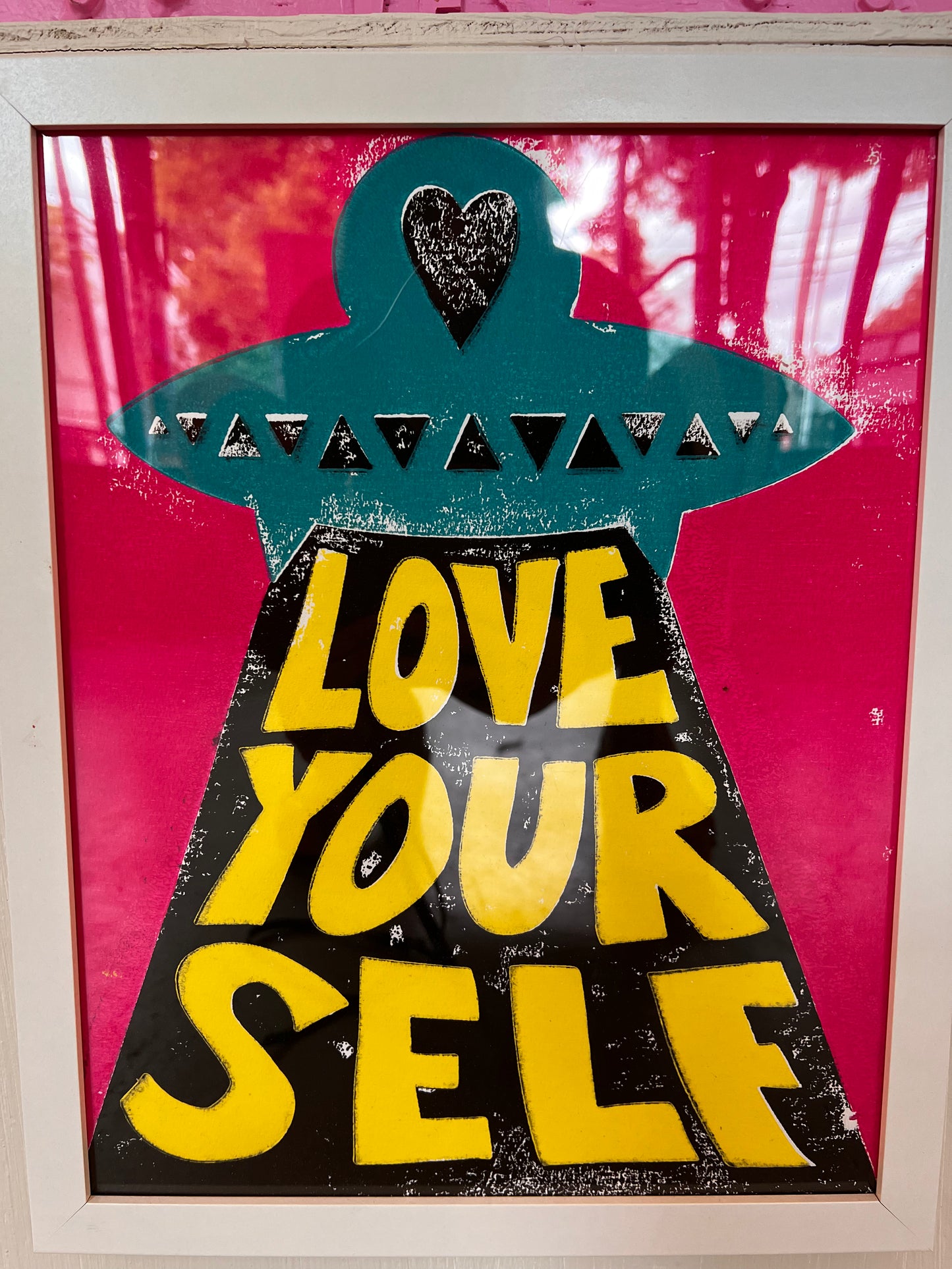 LOVE ALL WAYS BLOCK PRINTS - framed (30)