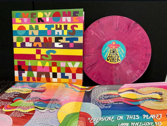 Larry YES Vinyl Album - Everyone On This Planet is Family