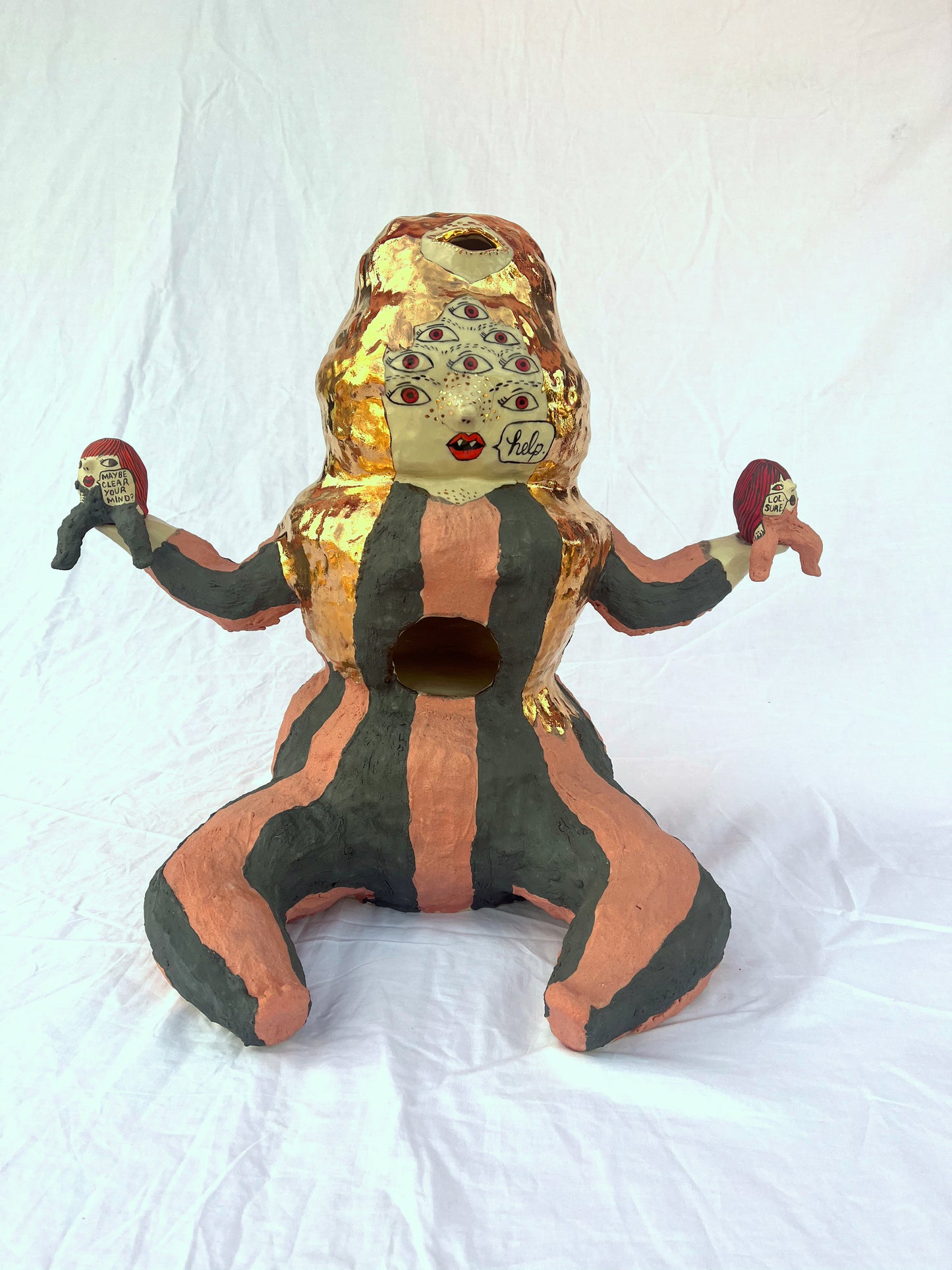 Maybe calm your mind, sculpture