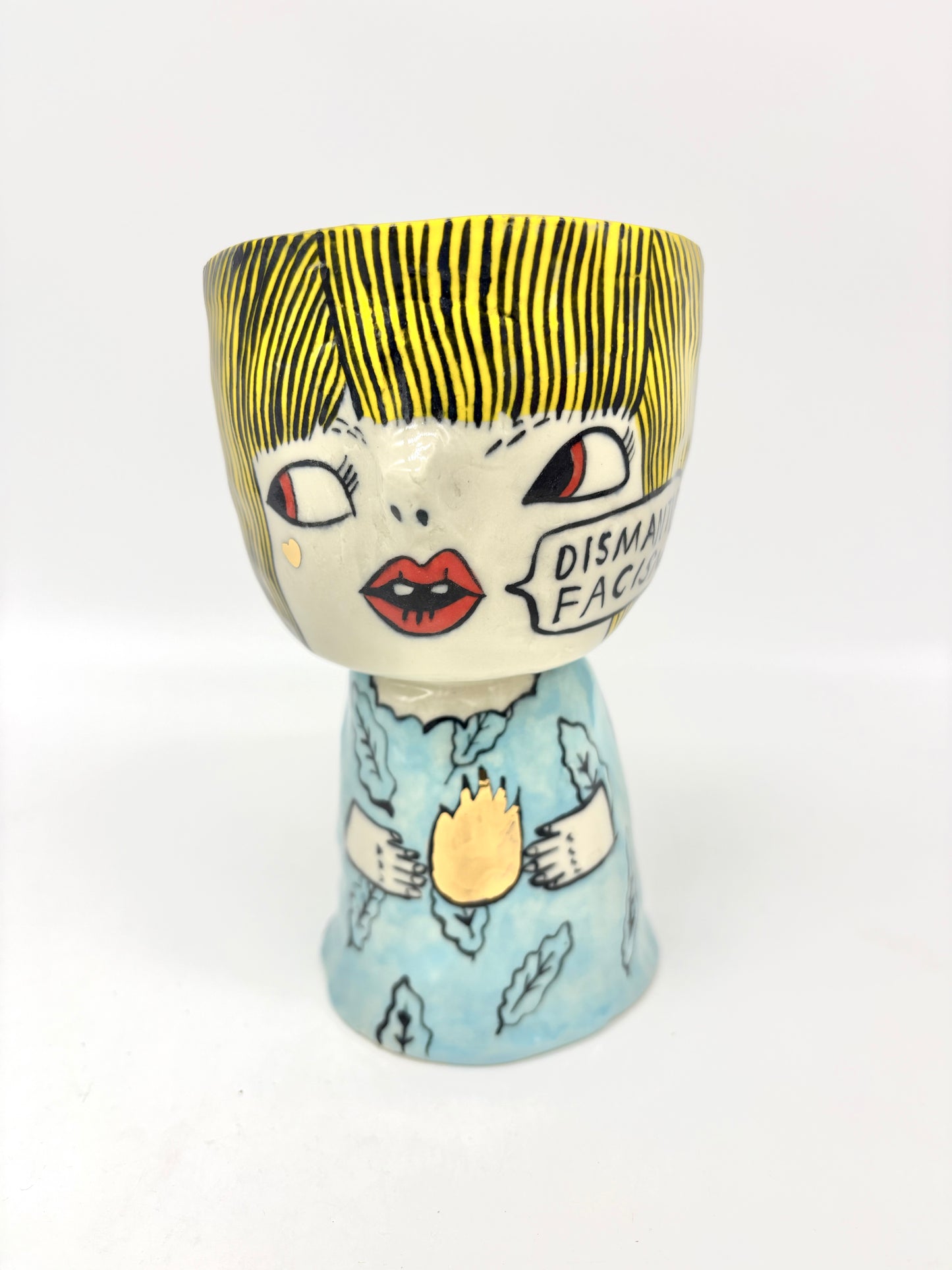 “Dismantle Facism”, diversity of tactics vessel