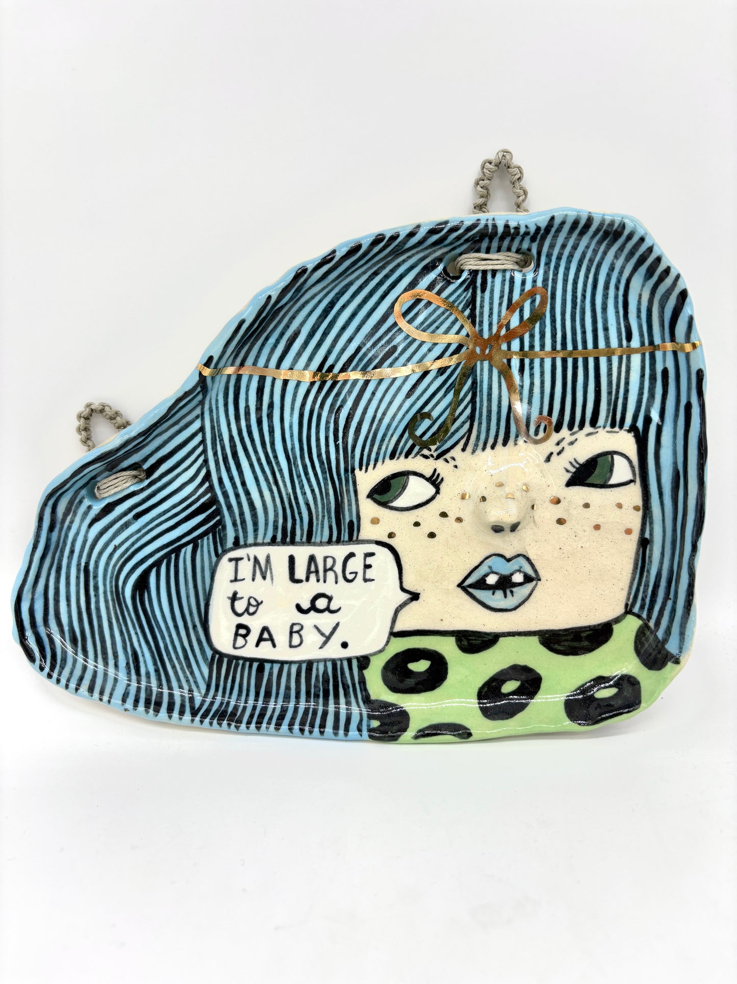 I’m large to a baby