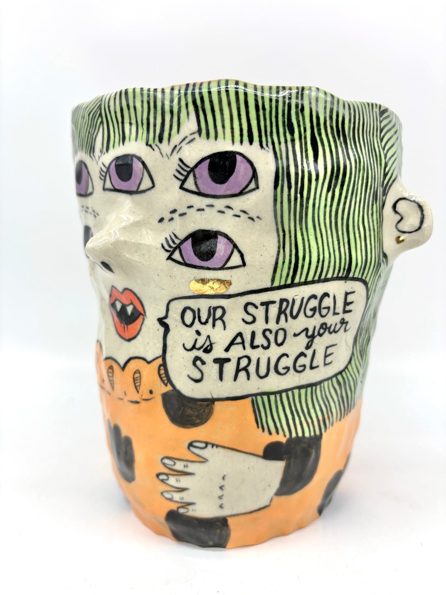 “Our struggle is also your struggle”, vessel