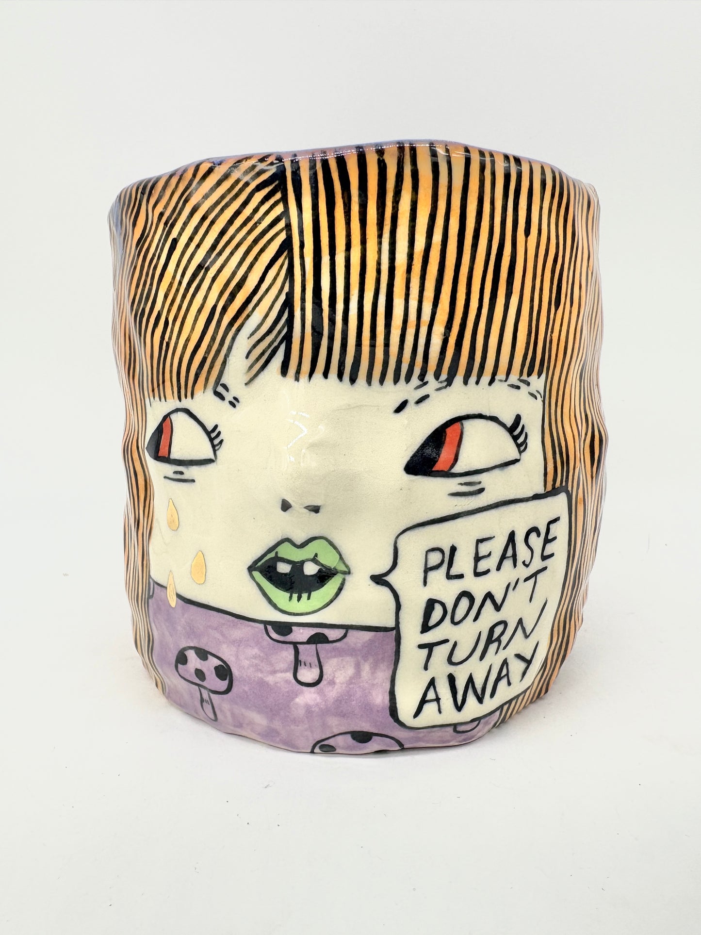 “Please don’t turn away”, vessel